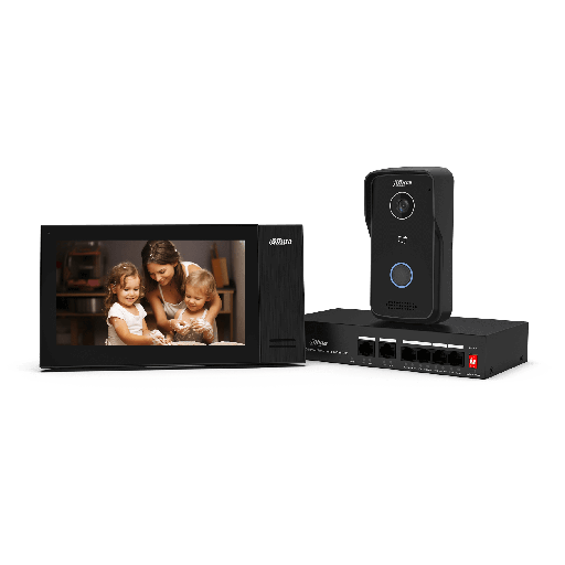 [DTF-DH00033] Dahua kit de video intercomunicador IP- DHI-KTP02/DHI-VTO2111D-P-S3/DHI-VTH2421FB-P-  1.0.01.15.12447-0005